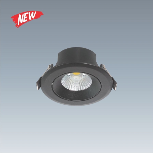 Đèn LED âm trần Anfaco màu đen AFC 618D 7W