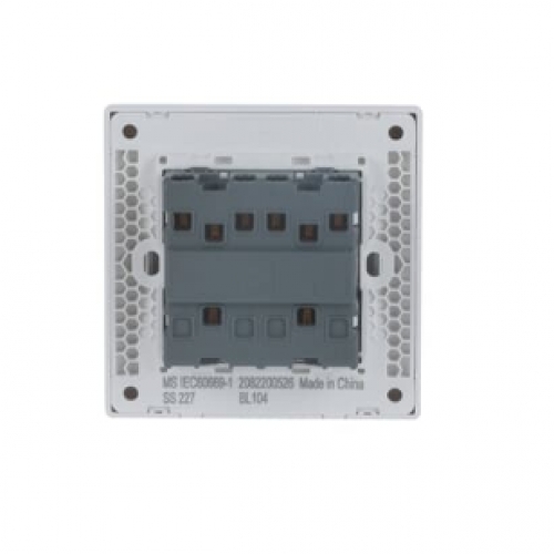 Bộ công tắc bốn, 2 chiều 10AX BL108 dòng Inora