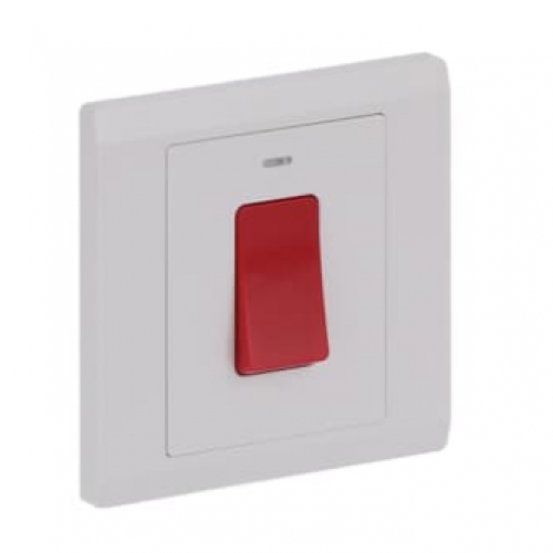 Công tắc 2 cực 32AX, có đèn báo Neon BL176 dòng Inora