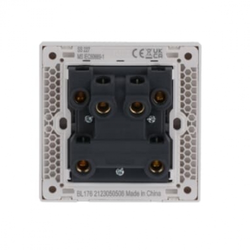 Công tắc 2 cực 45AX, có đèn báo Neon BL179 dòng Inora