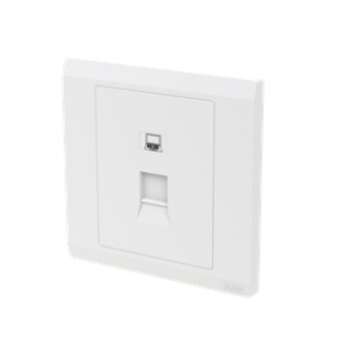 Bộ ổ cắm mạng đơn RJ45 CAT.6 BL318 dòng Inora