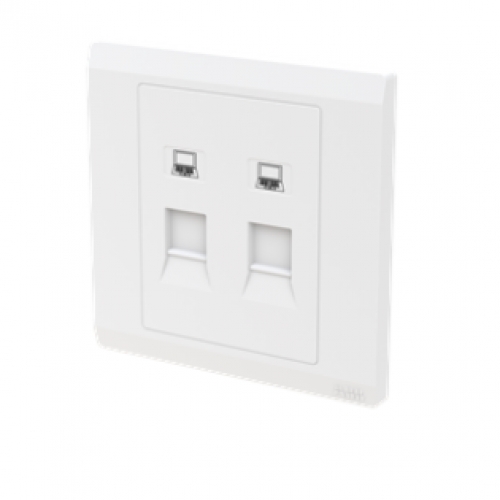 Bộ ổ cắm mạng đôi RJ45 CAT.6 BL329 dòng Inora