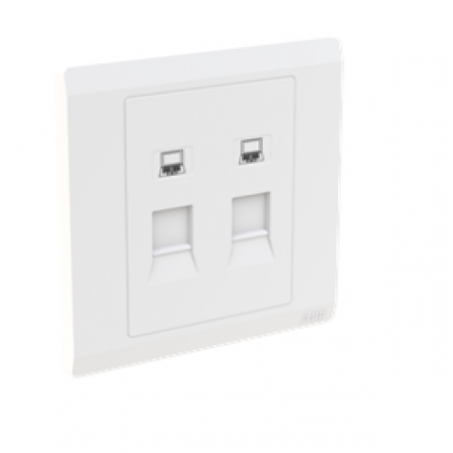 Bộ ổ cắm mạng đôi RJ45 CAT.6 BL329 dòng Inora