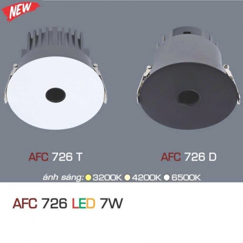 Đèn LED âm trần Anfaco AFC 726D 9W