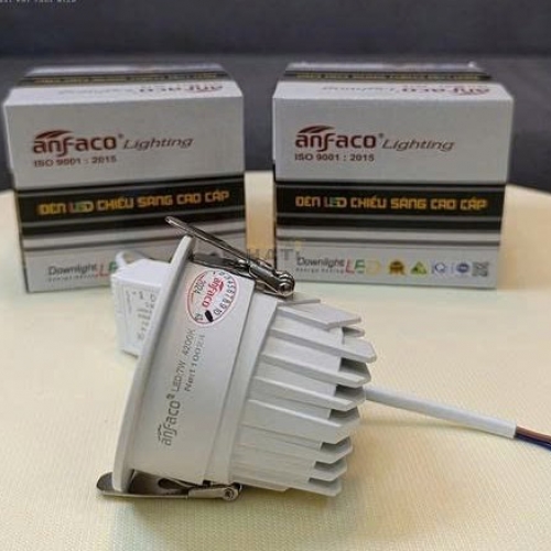 Đèn LED âm trần Anfaco AFC 736T 9W - chóa trắng