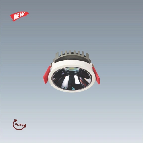 Đèn LED âm trần Anfaco AFC 665D 7W chóa đen