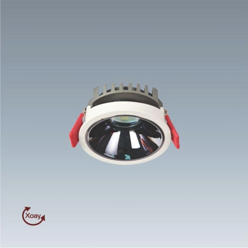 Đèn LED âm trần Anfaco AFC 665D 10W chóa đen