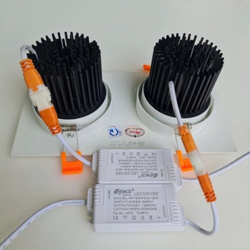 Đèn LED âm trần Anfaco AFC 767T/2-9W