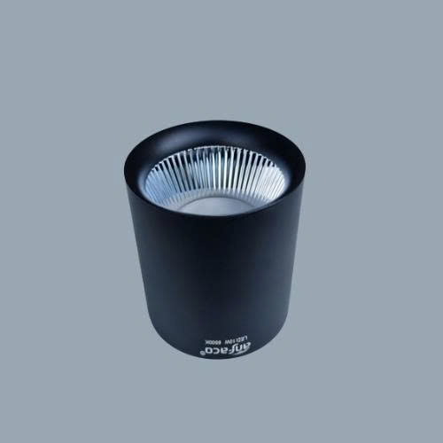 Đèn LED lon nổi Anfaco AFC 655D 10W thân đen