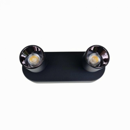 Đèn LED tiêu điểm Anfaco AFC 818D/2-7Wx2 thân đen