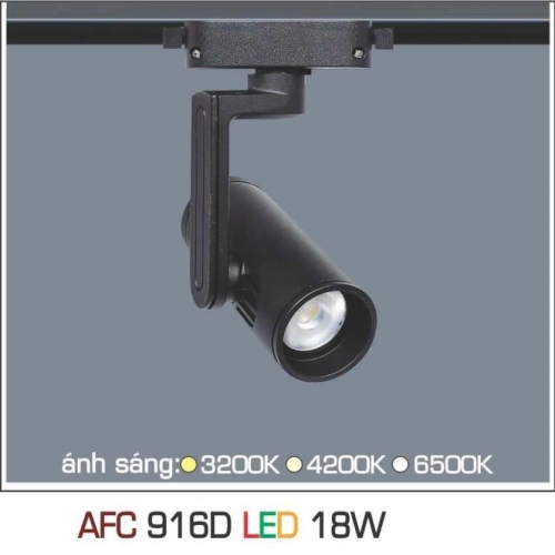 Đèn LED tiêu điểm Anfaco gắn ray AFC 916D 18W