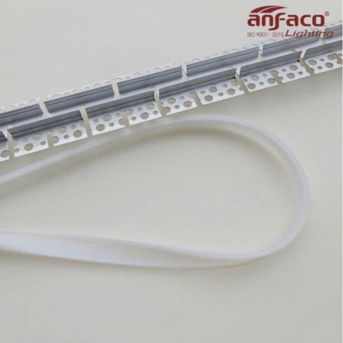 Thanh nhôm LED định hình uốn cong âm viền Anfaco B15-2T