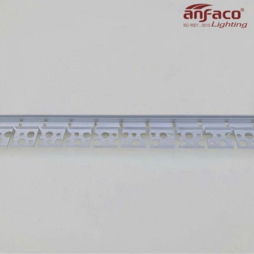 Thanh nhôm LED định hình uốn cong âm viền Anfaco B20-1T