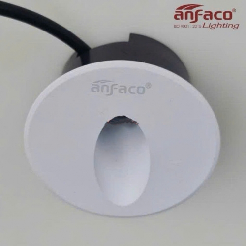 Đèn LED Anfaco âm tường 020T 2W vỏ trắng