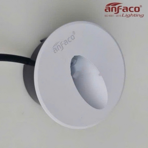 Đèn LED Anfaco âm tường 020T 2W vỏ trắng