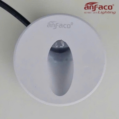 Đèn LED Anfaco âm tường 020T 2W vỏ trắng