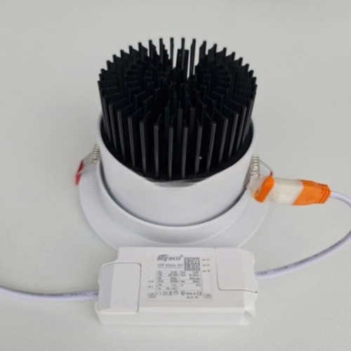 Đèn âm trần downlight Anfaco AFC 734 12W Đổi màu