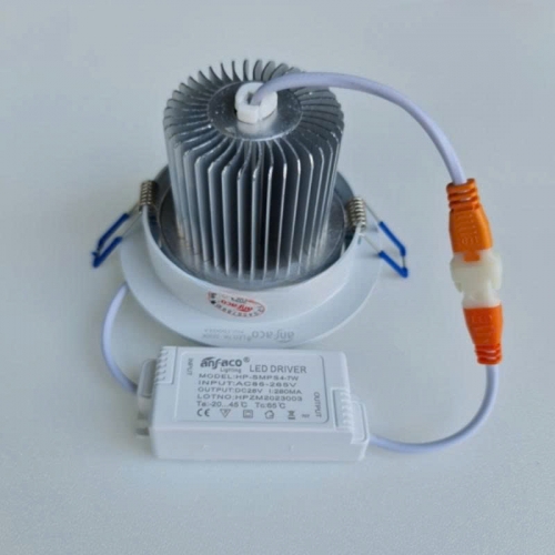 Đèn âm trần downlight Anfaco AFC 512 12W