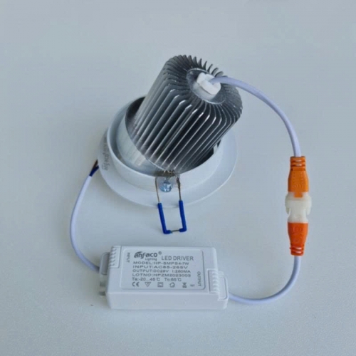 Đèn âm trần downlight Anfaco AFC 512 12W