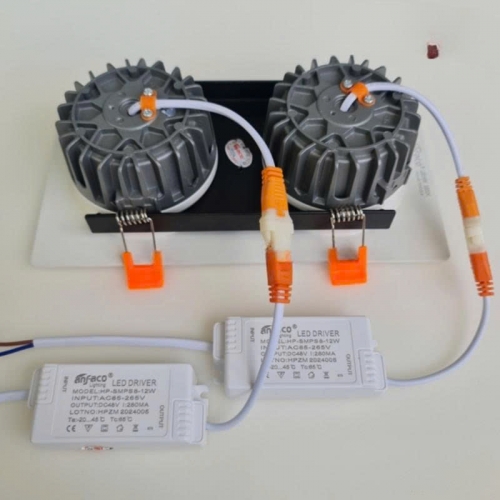 Đèn âm trần downlight Anfaco AFC 757T/2 9W