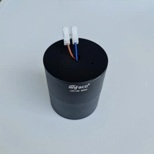 Đèn Lon ốp nổi Anfaco AFC 658D vỏ đen 10W