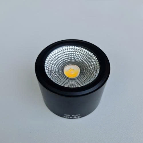 Đèn lon nối Anfaco AFC 553D vỏ đen 7W