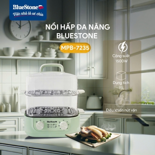 Nồi lẩu hấp điện đa năng BlueStone MPB-7235