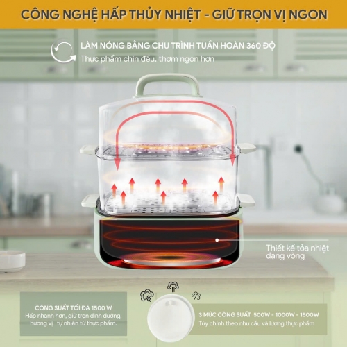 Nồi lẩu hấp điện đa năng BlueStone MPB-7235