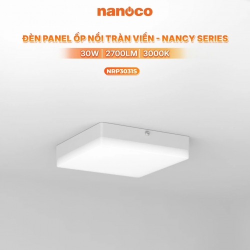 Đèn LED Panel ốp trần nổi vuông Nanoco - Nancy series NRP3031S