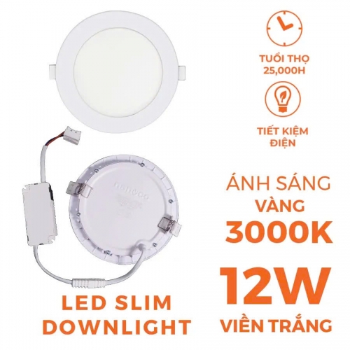Đèn LED downlight siêu mỏng - Hera Series NSD123W135