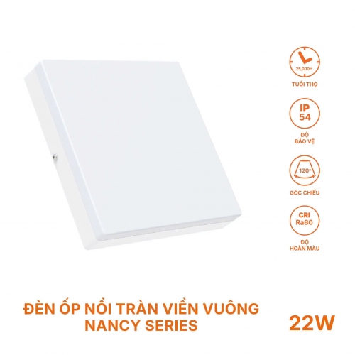 Đèn LED Panel ốp trần nổi vuông Nanoco - Nancy series NRP2261S