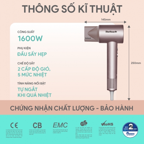 Máy sấy tóc BlueStone HDB-1965