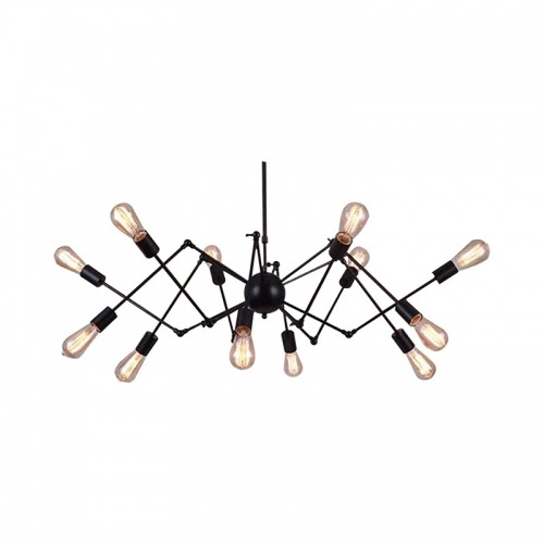 Đèn Thả Thiết Kế TTK21T12 ĐEN 355 Decor Lighting Bóng E27 Trang Trí Không Gian Sang Trọng