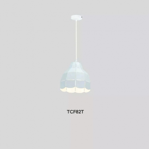 Đèn Thả TCF33T1 TRẮNG 355 Decor Lighting E27 Đèn Trang Trí Bàn Ăn Quán Ăn Shop Tiệm Cà Phê Trà Sữa