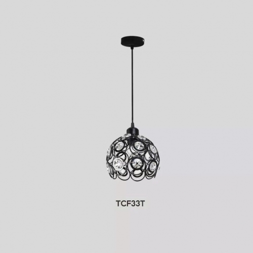 Đèn Thả TCF33 ĐEN 355 Decor Lighting E27 Đèn Trang Trí Bàn Ăn Quán Ăn Shop Tiệm Cà Phê Trà Sữa