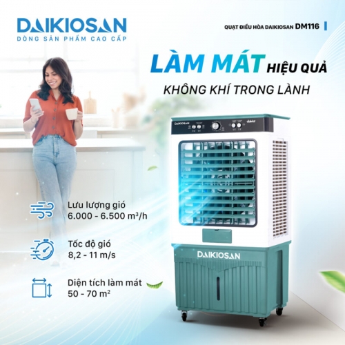 Quạt điều hòa Daikiosan DM116