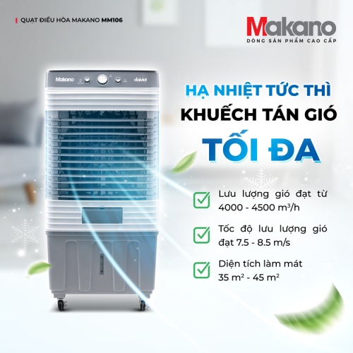 Quạt điều hòa Makano MM106